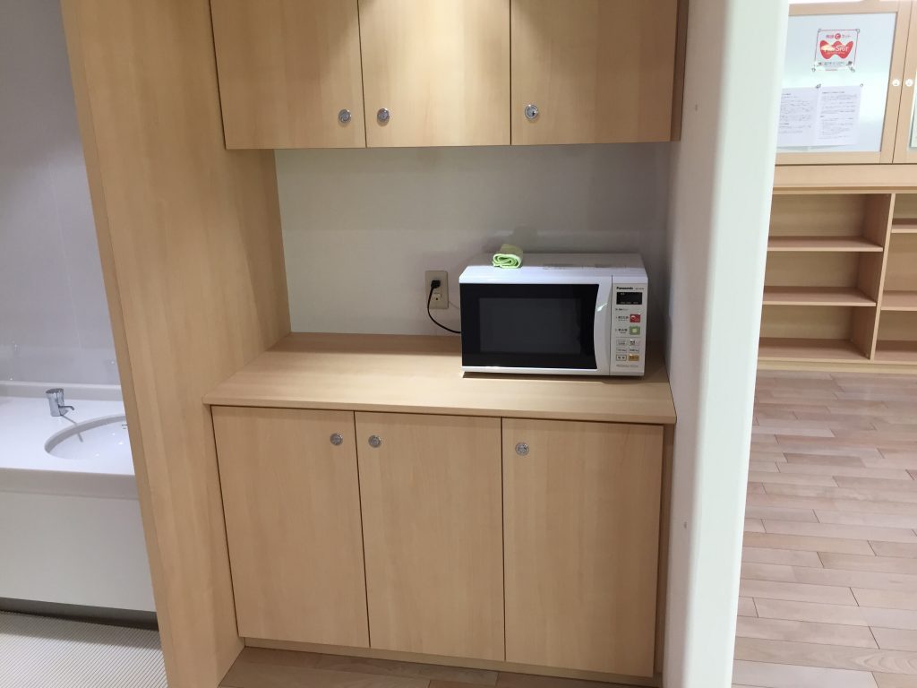 キッズピアの電子レンジ