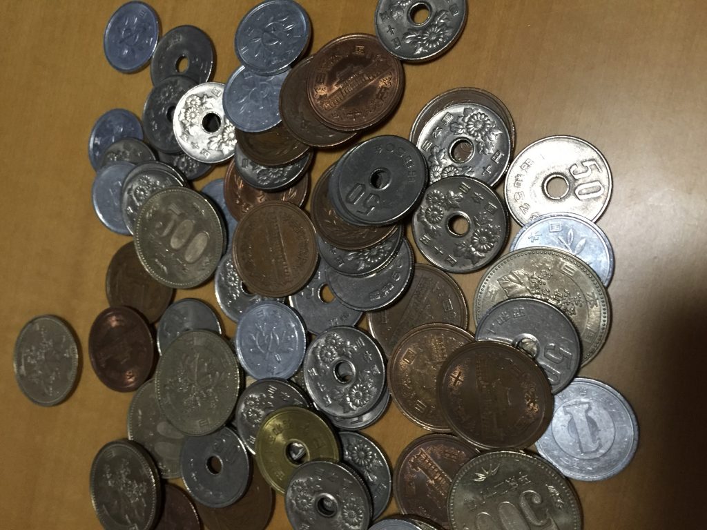 大量の小銭がiDのお陰で減らない