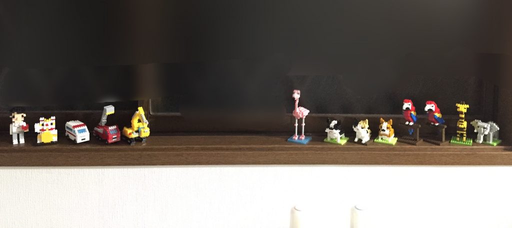 居並ぶダイソーのプチブロック